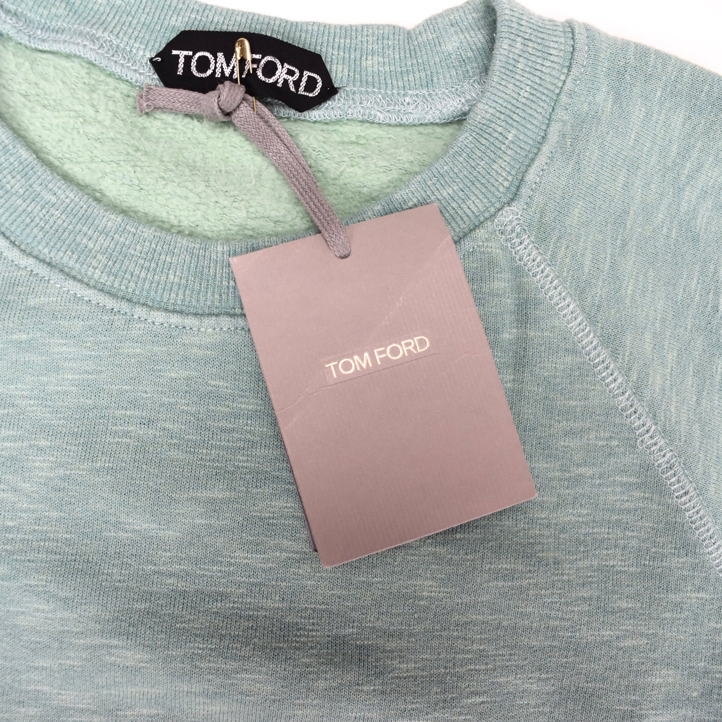 Tom Ford - Light Green Fleece Crewneck Sweatshirt