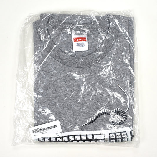Supreme - Gray Keyboard Logo T-Shirt (SS19)