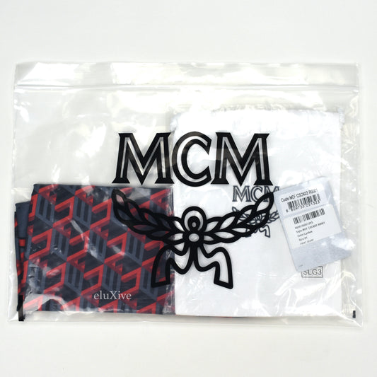 MCM - Cubic Monogram Logo 100% Silk Scarf