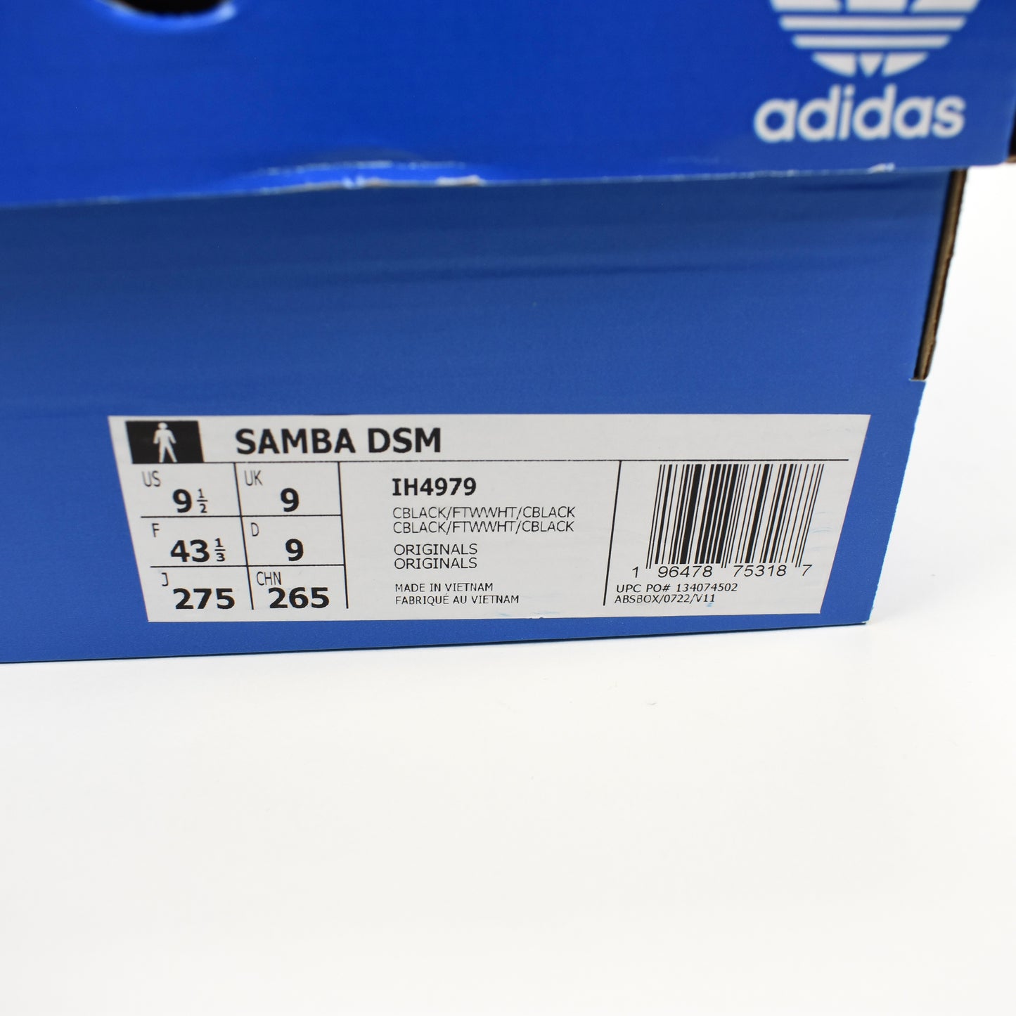 Adidas x Dover Street Market - Samba DSM Sneakers (Black)