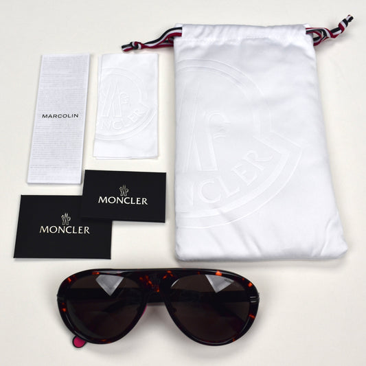 Moncler - Navigaze Aviator Sunglasses (Tortoise)