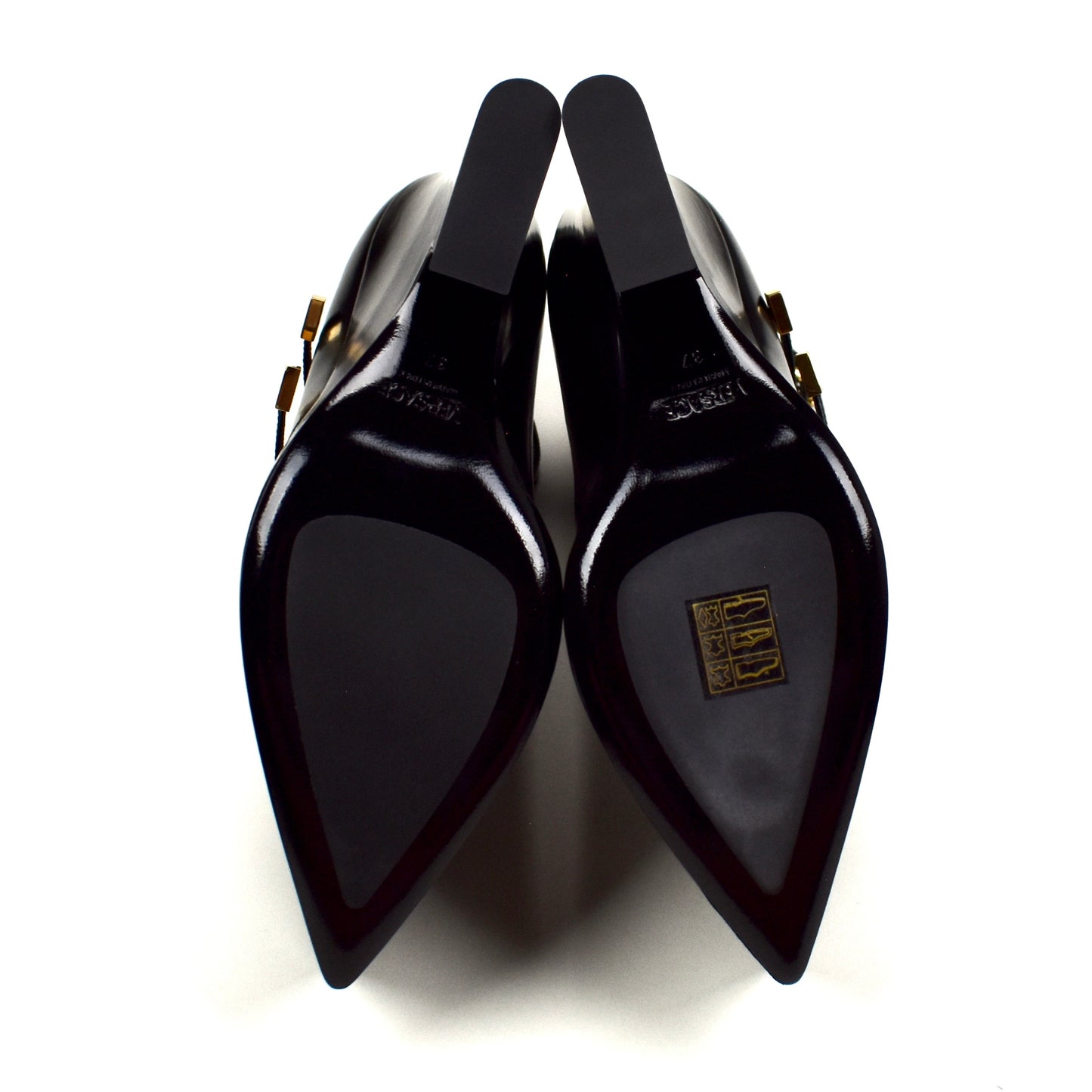 Versace - Black Leather Platform Pumps