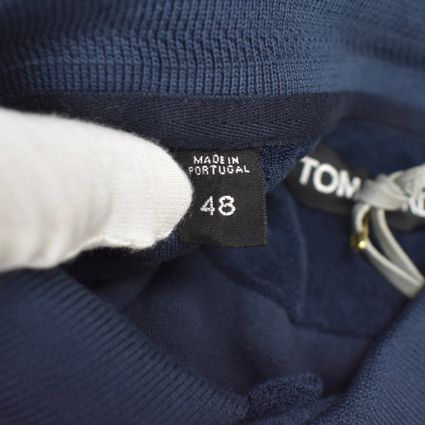 Tom Ford - Navy Towelling Polo Shirt