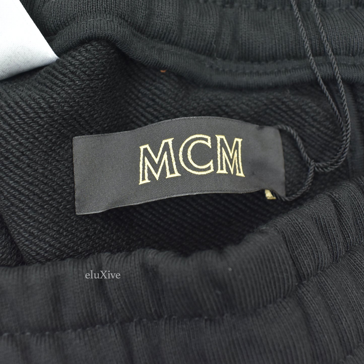 MCM - Black Side Stripe Sweat Shorts