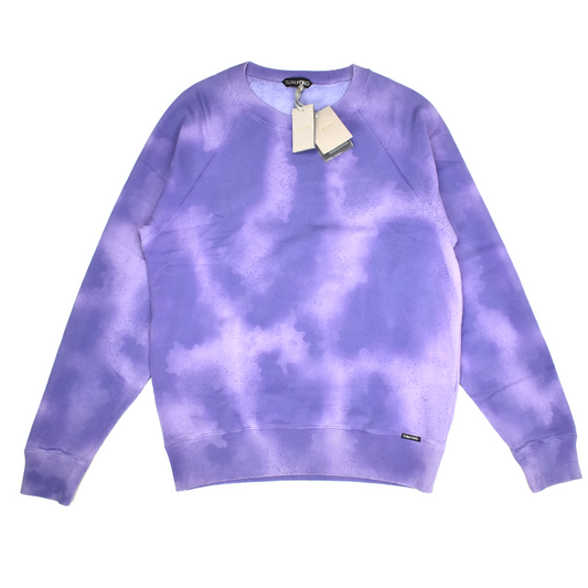 Tom Ford - Purple Fleece Artisanal Crewneck Sweatshirt