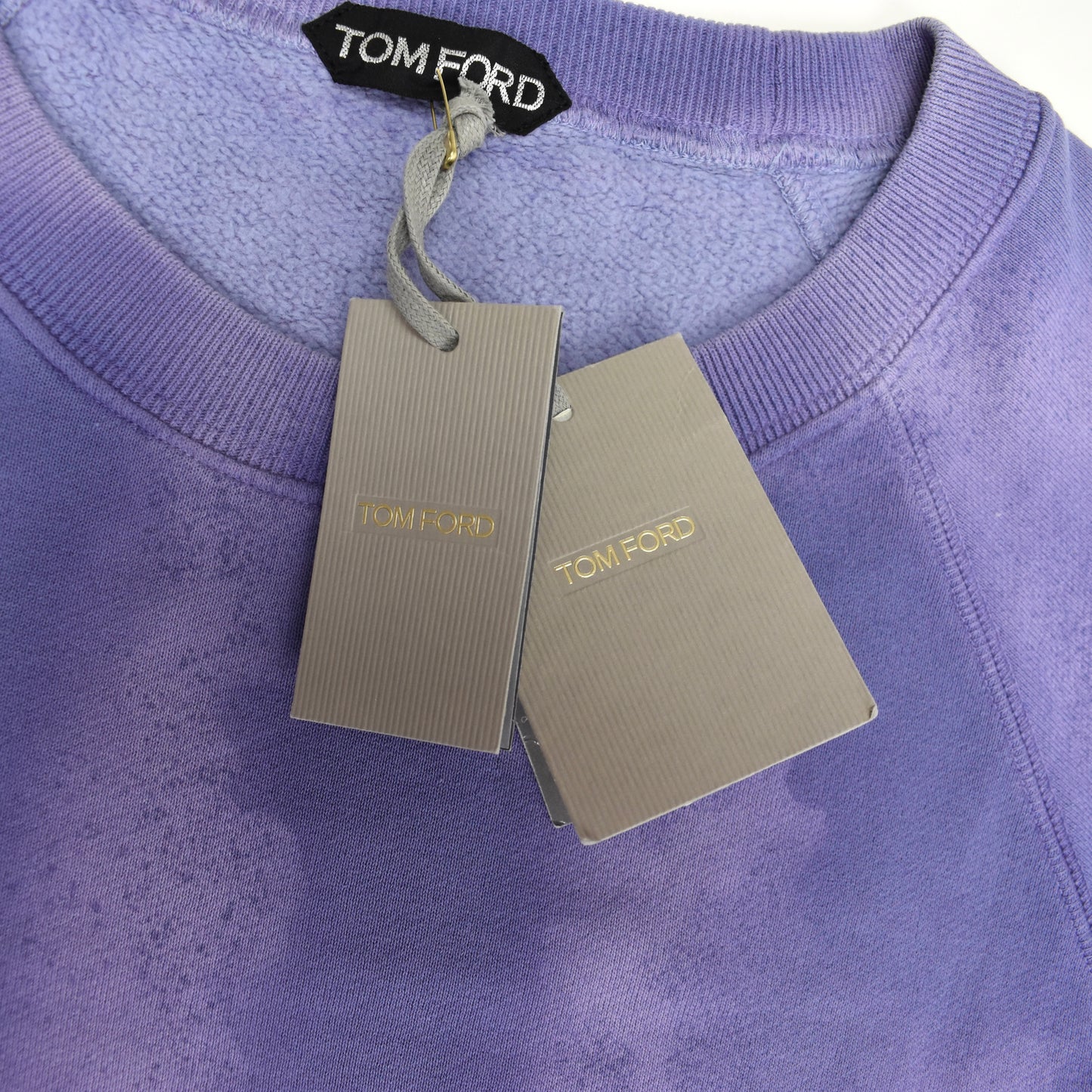 Tom Ford - Purple Fleece Artisanal Crewneck Sweatshirt