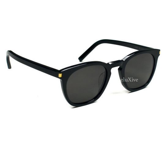 Saint Laurent  - SL28 Black Classic Rectangular Sunglasses