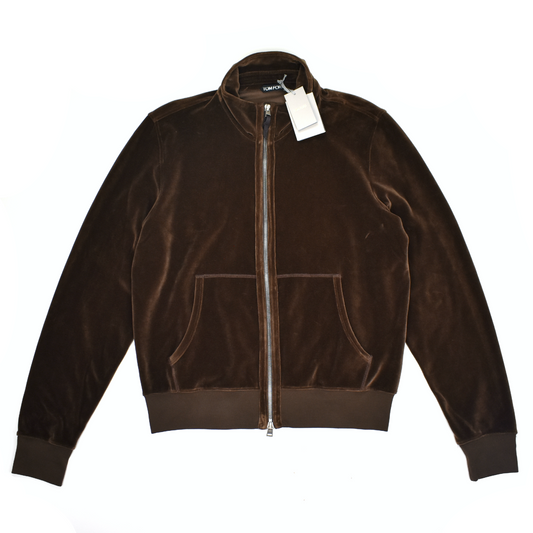 Tom Ford - Brown Velour Track Jacket