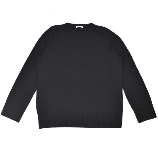 The Row - Black Wool / Cashmere Crewneck Sweater