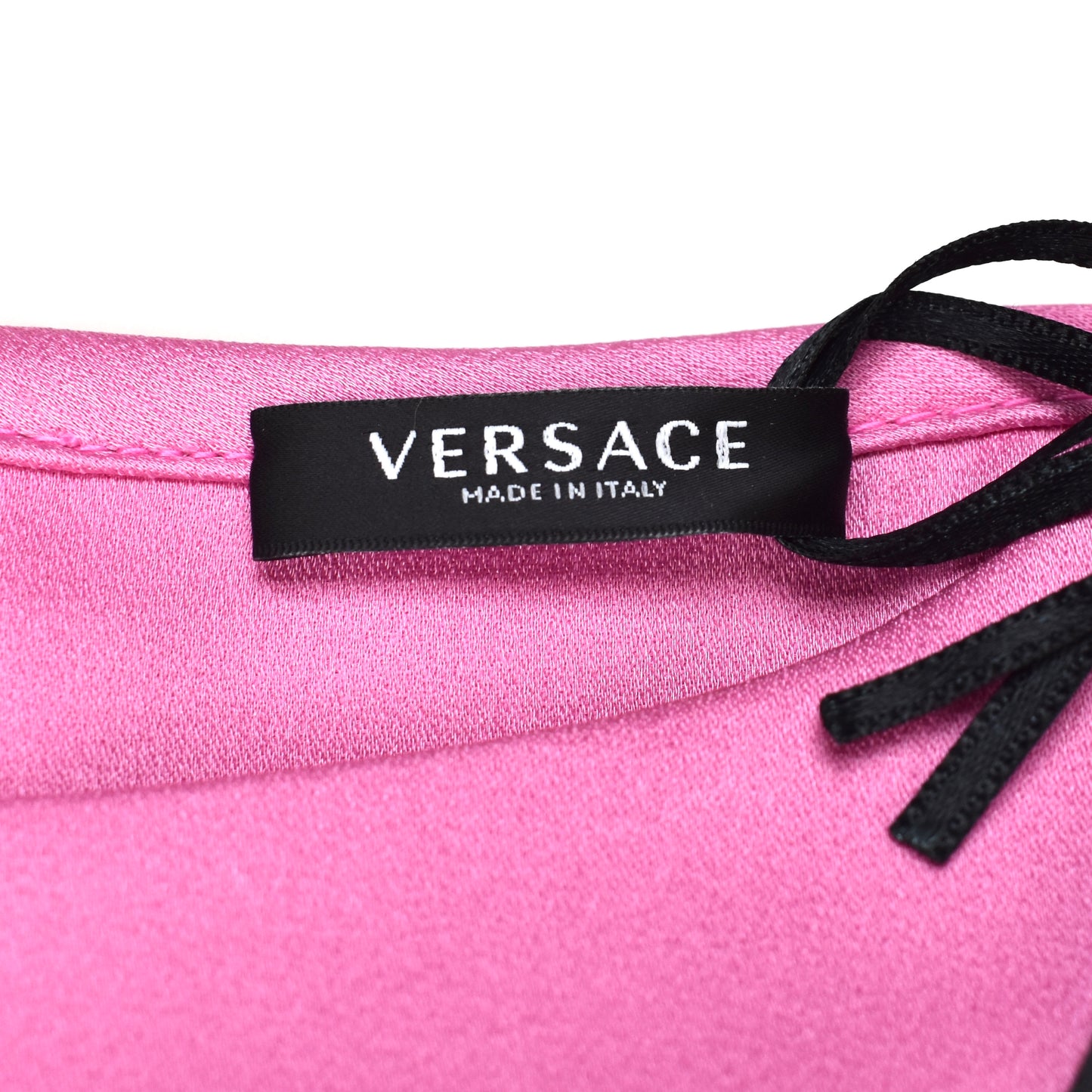 Versace - Pink Medusa '95 Silk Satin Corset Top