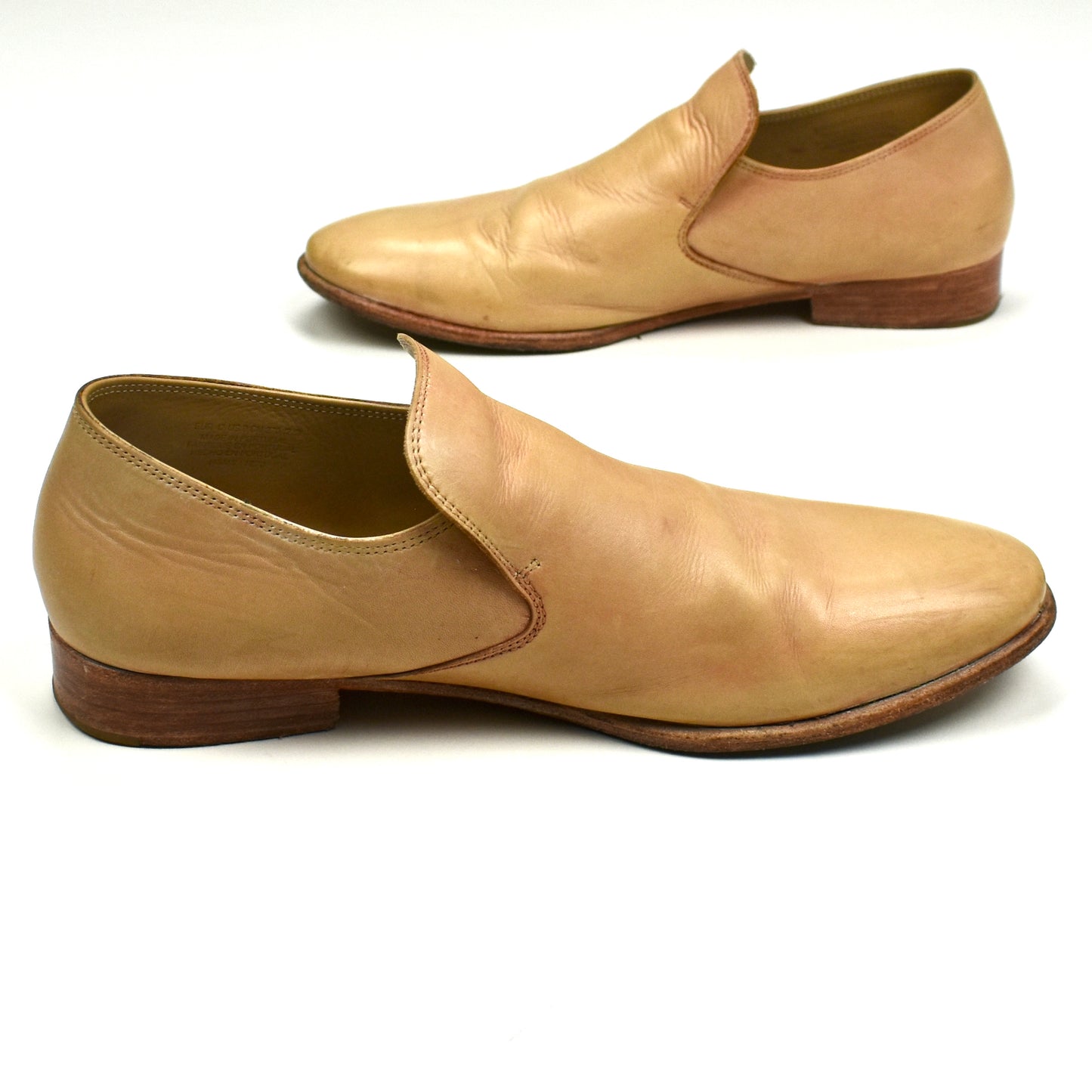Maison Margiela x H&M - Tan Leather Mould Effect Loafers