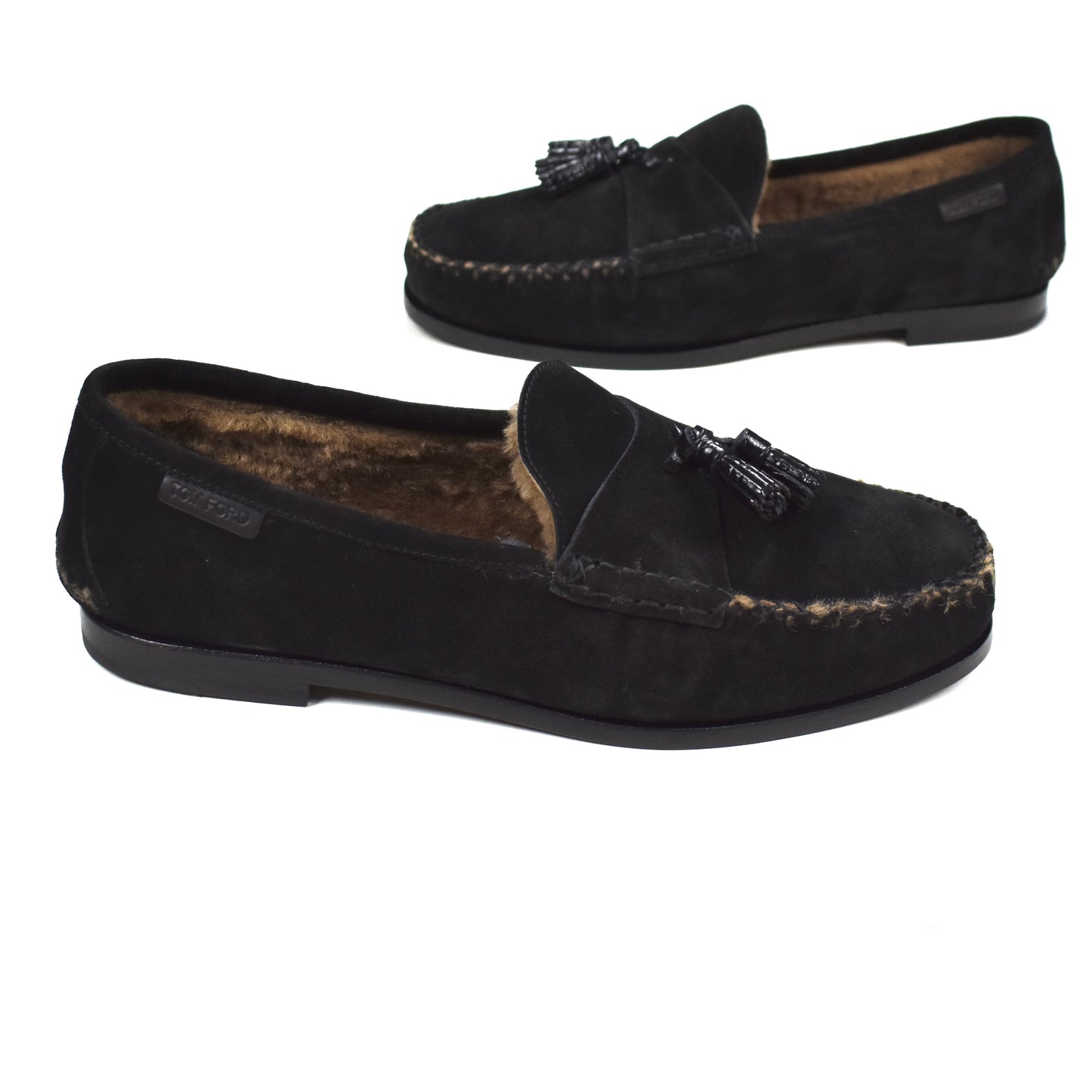 Tom Ford - Genuine Shearling Fur Tassel Loafers