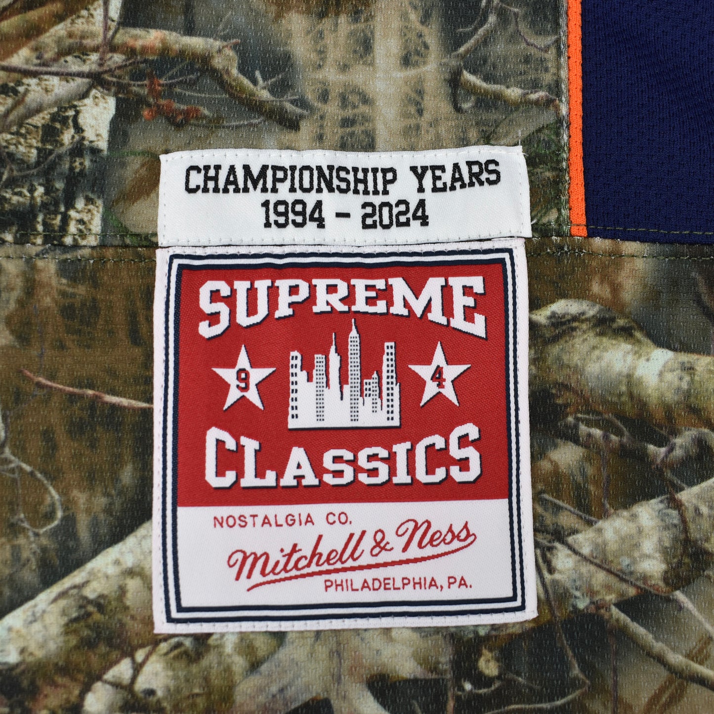 Supreme x Mitchell & Ness x NCAA - Syracuse Hockey Jersey (Camo)