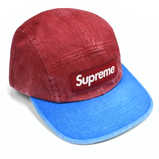 Supreme - Pigment 2-Tone Box Logo Hat (Red/Blue)