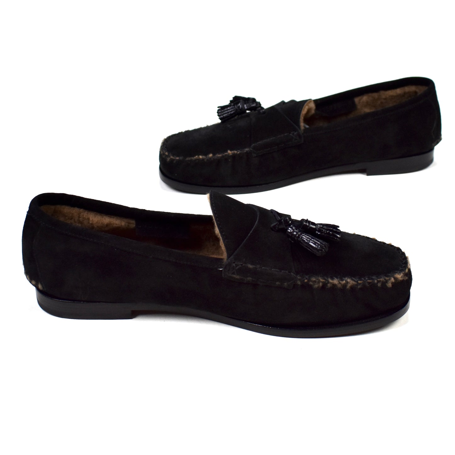 Tom Ford - Genuine Shearling Fur Tassel Loafers