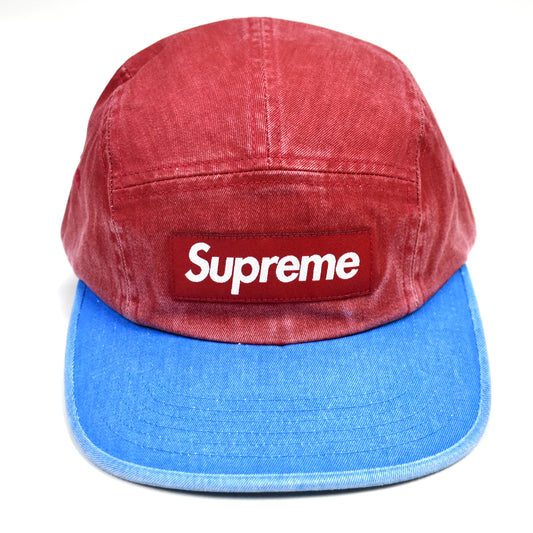 Supreme - Pigment 2-Tone Box Logo Hat (Red/Blue)