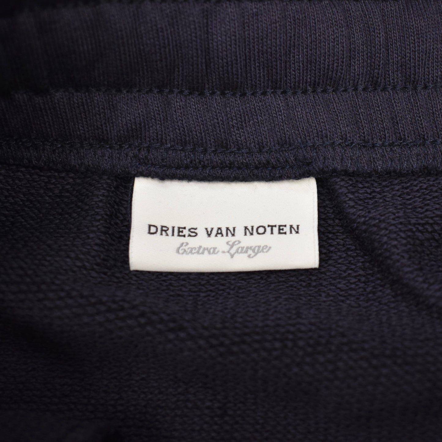 Dries Van Noten - Navy French Terry Sweat Shorts