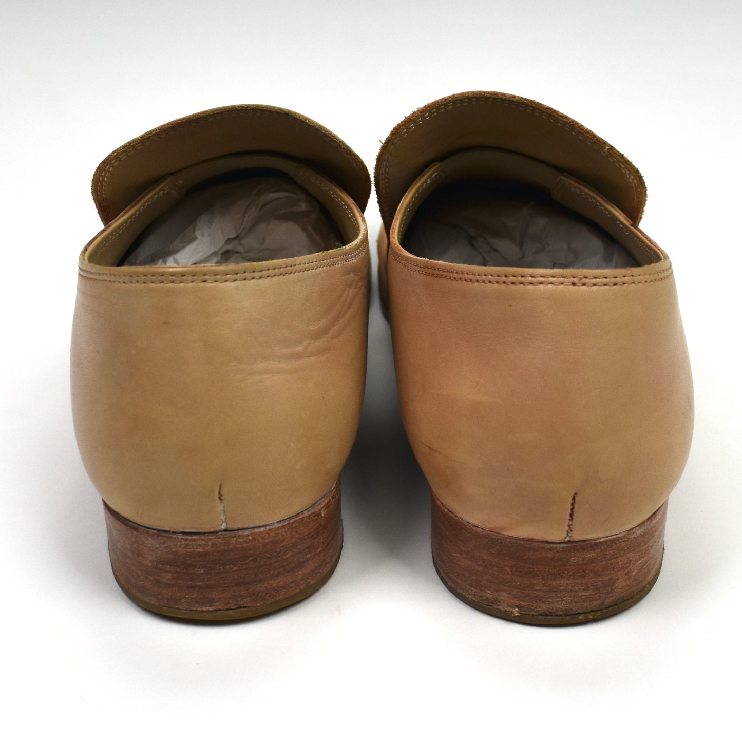 Maison Margiela x H&M - Tan Leather Mould Effect Loafers