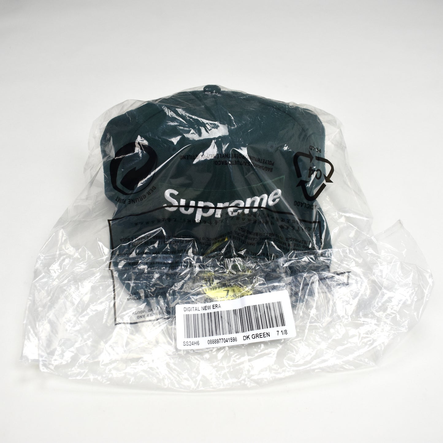 Supreme x New Era - Box Logo Digital Hat w/ Sharpie (Dark Green)