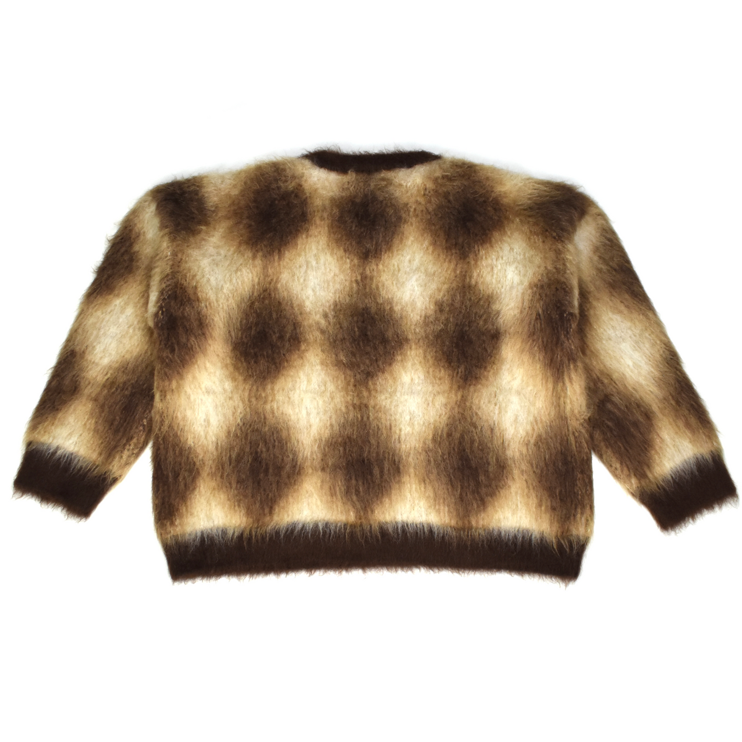 Celine - Fuzzy Mohair Heavy Knit Boxy Sweater