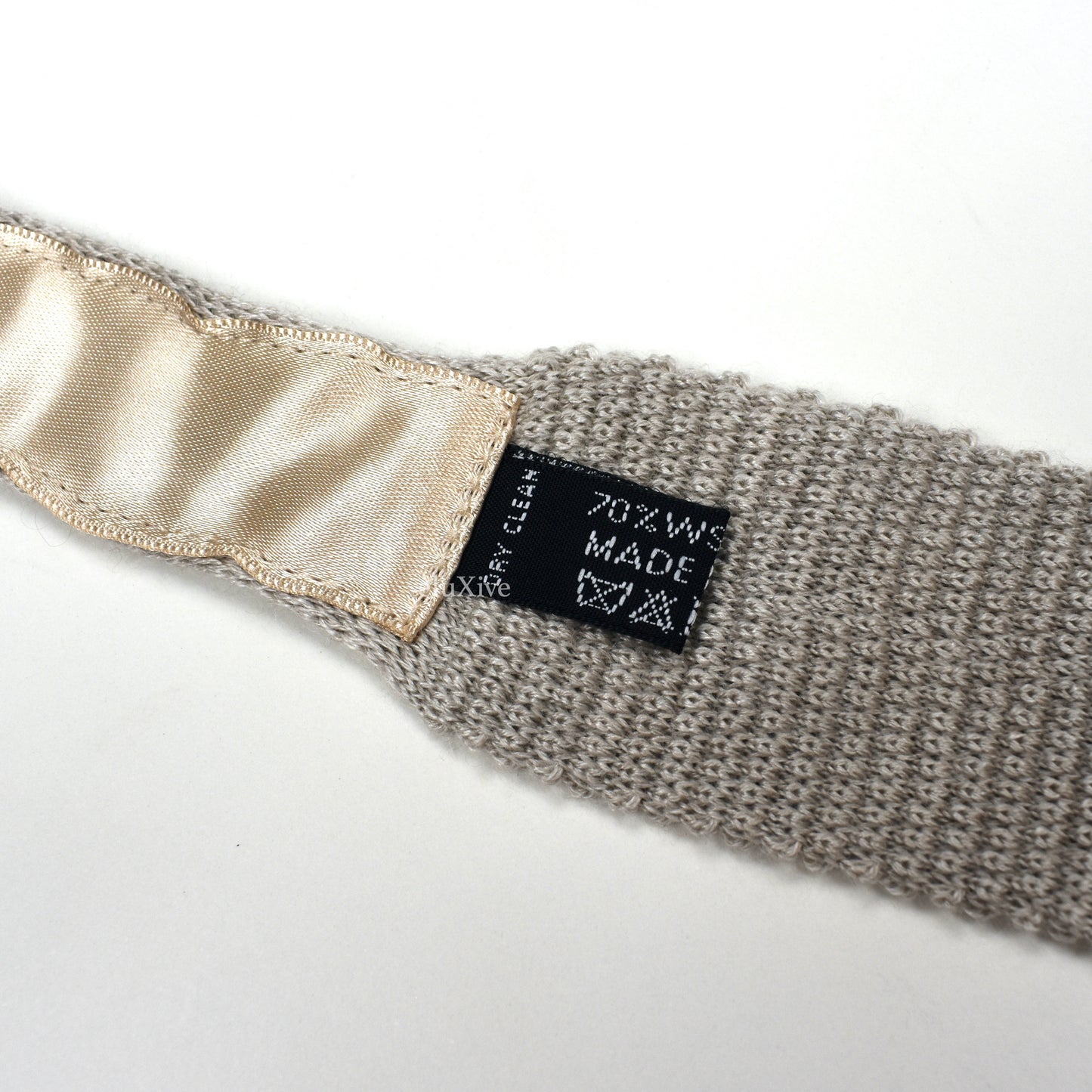 Brioni - Beige Cashmere / Silk Knit Tie