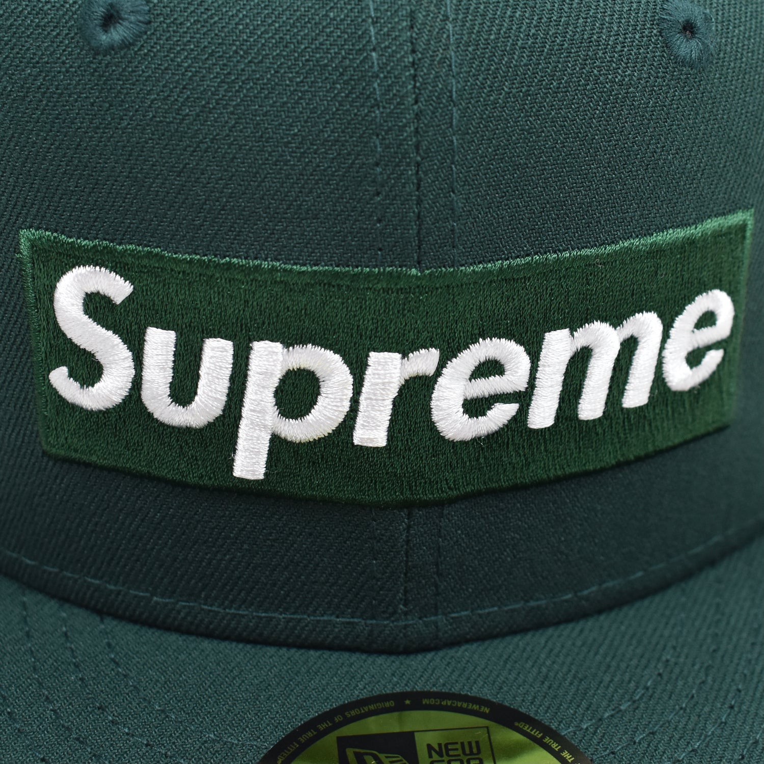 Supreme Sharpie Box Logo New Era Fitted Cap Black