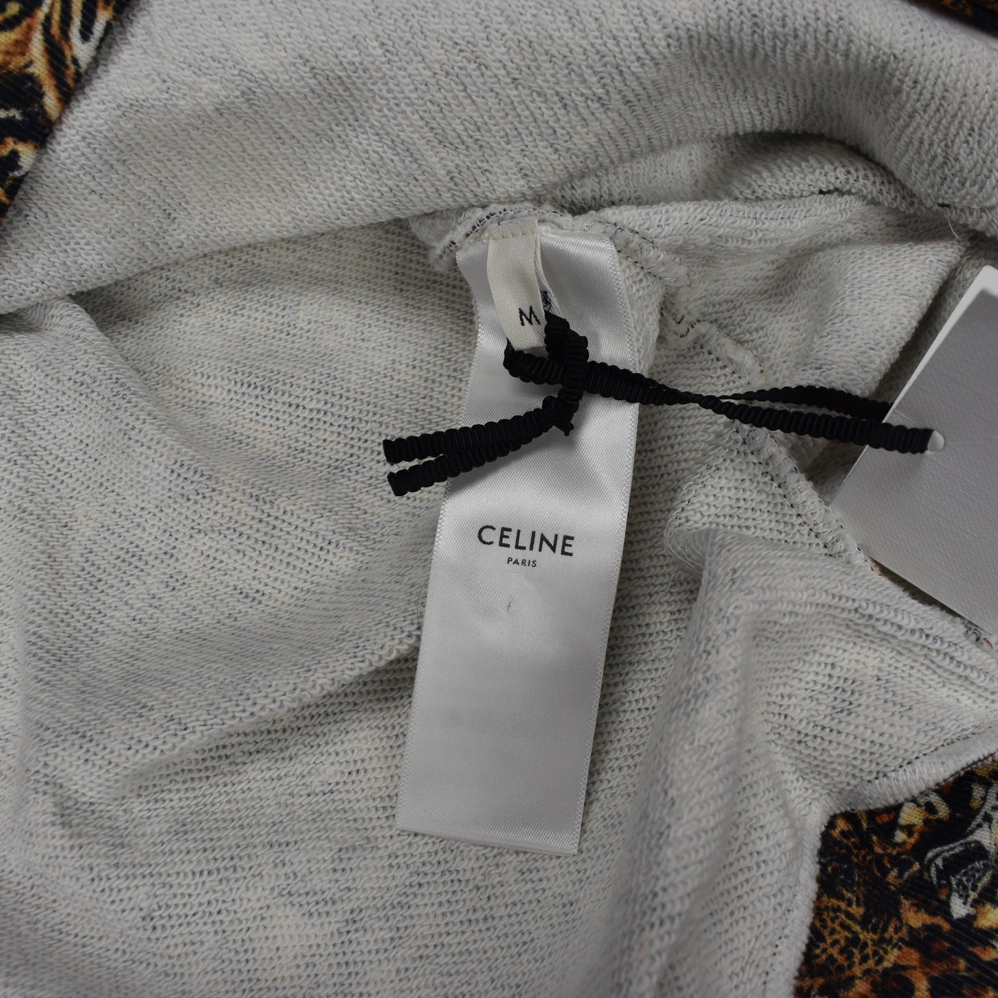 Celine - Allover Leopard Print Hoodie