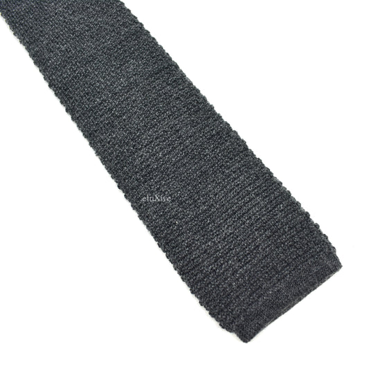 Brioni - Gray Cashmere / Silk Knit Tie