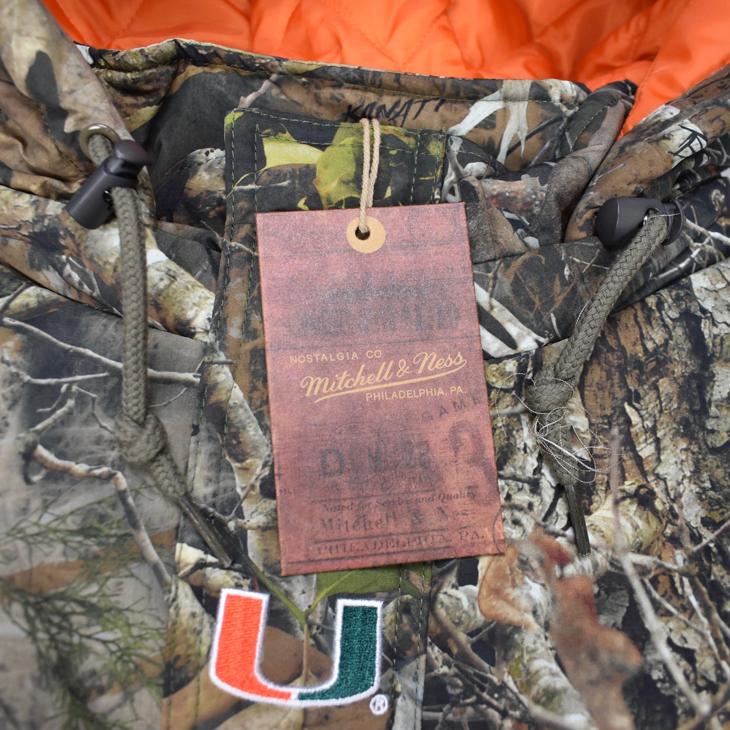 Supreme x Mitchell & Ness x NCAA - Miami Stadium Jacket (Camo)