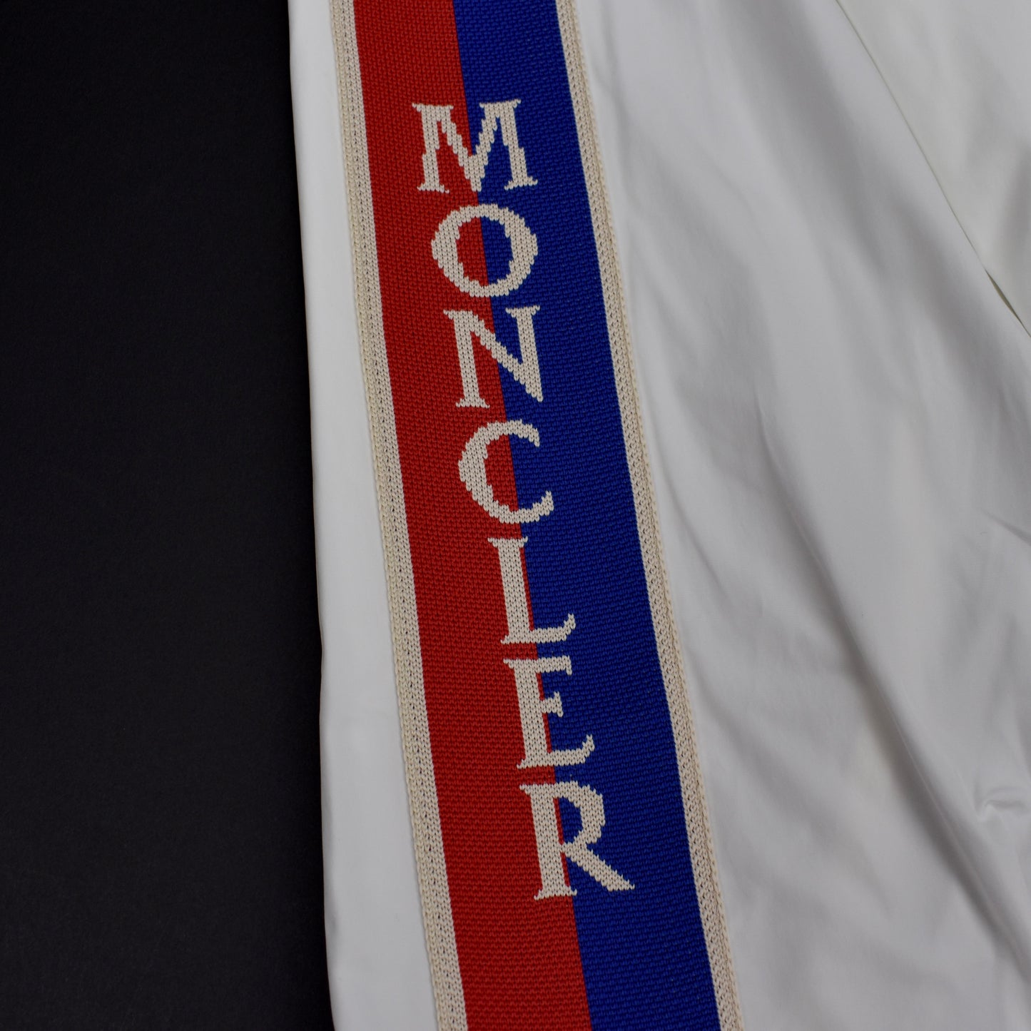 Moncler - White Logo Stripe Rukbat Jacket