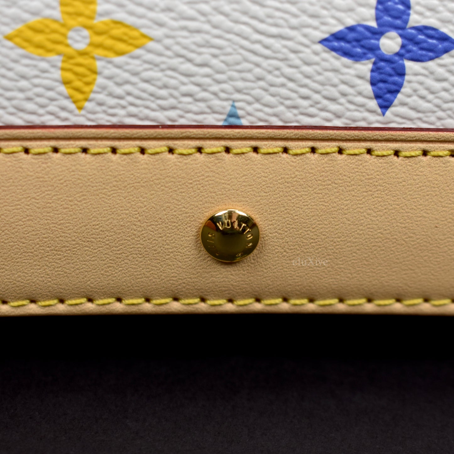 Louis Vuitton x Murakami - Multicolor Monogram Alma BB Bag (White)