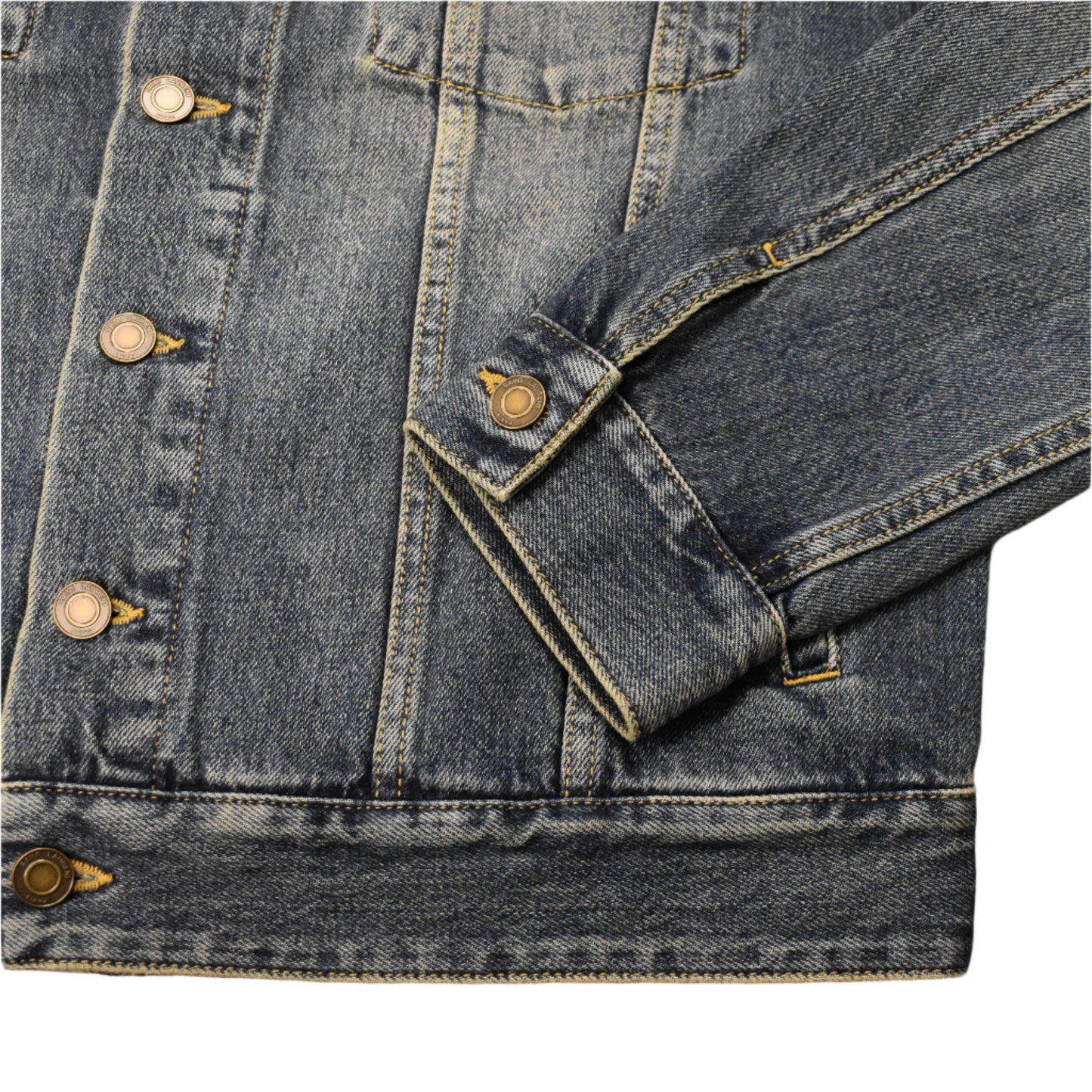 Saint Laurent - Dark Vintage Blue Denim Trucker Jacket