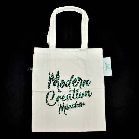 MCM - Logo Print Canvas Tote Bag