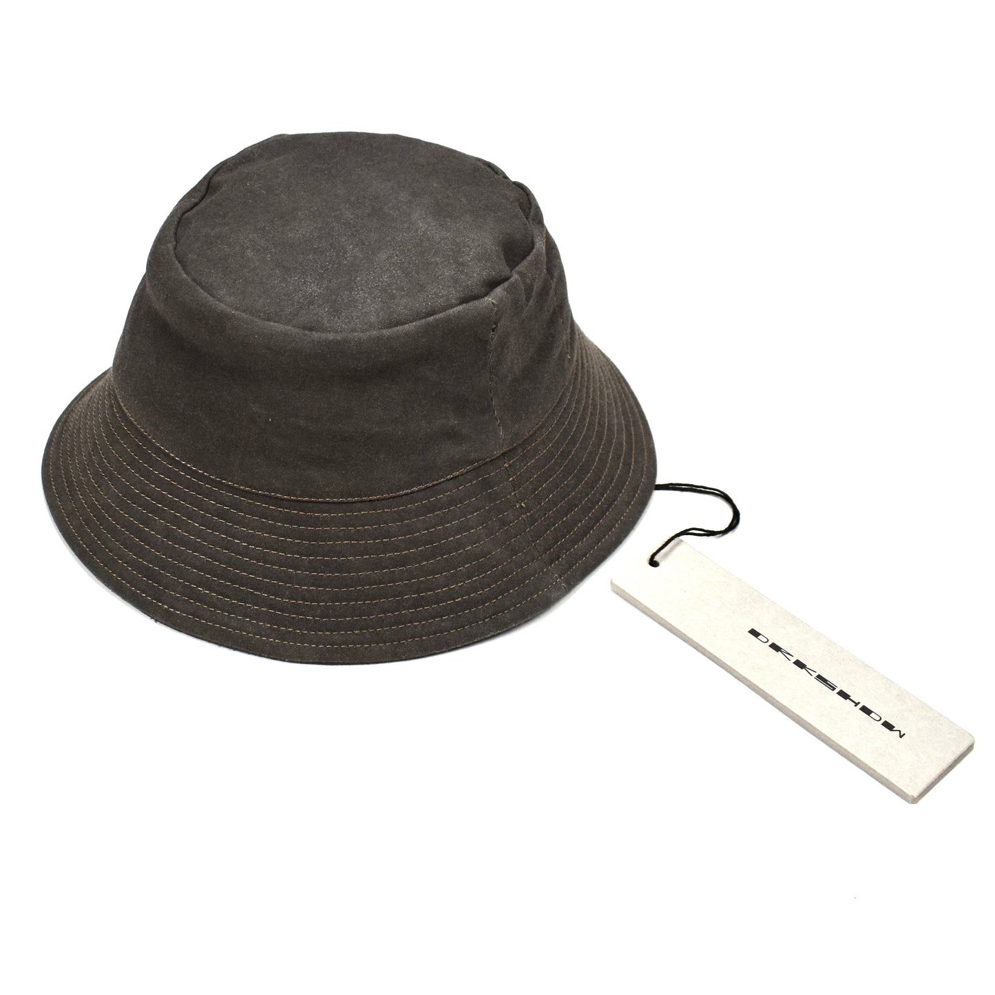 Rick Owens DRKSHDW - Dark Dust Gilligan Narrow Brim Bucket Hat