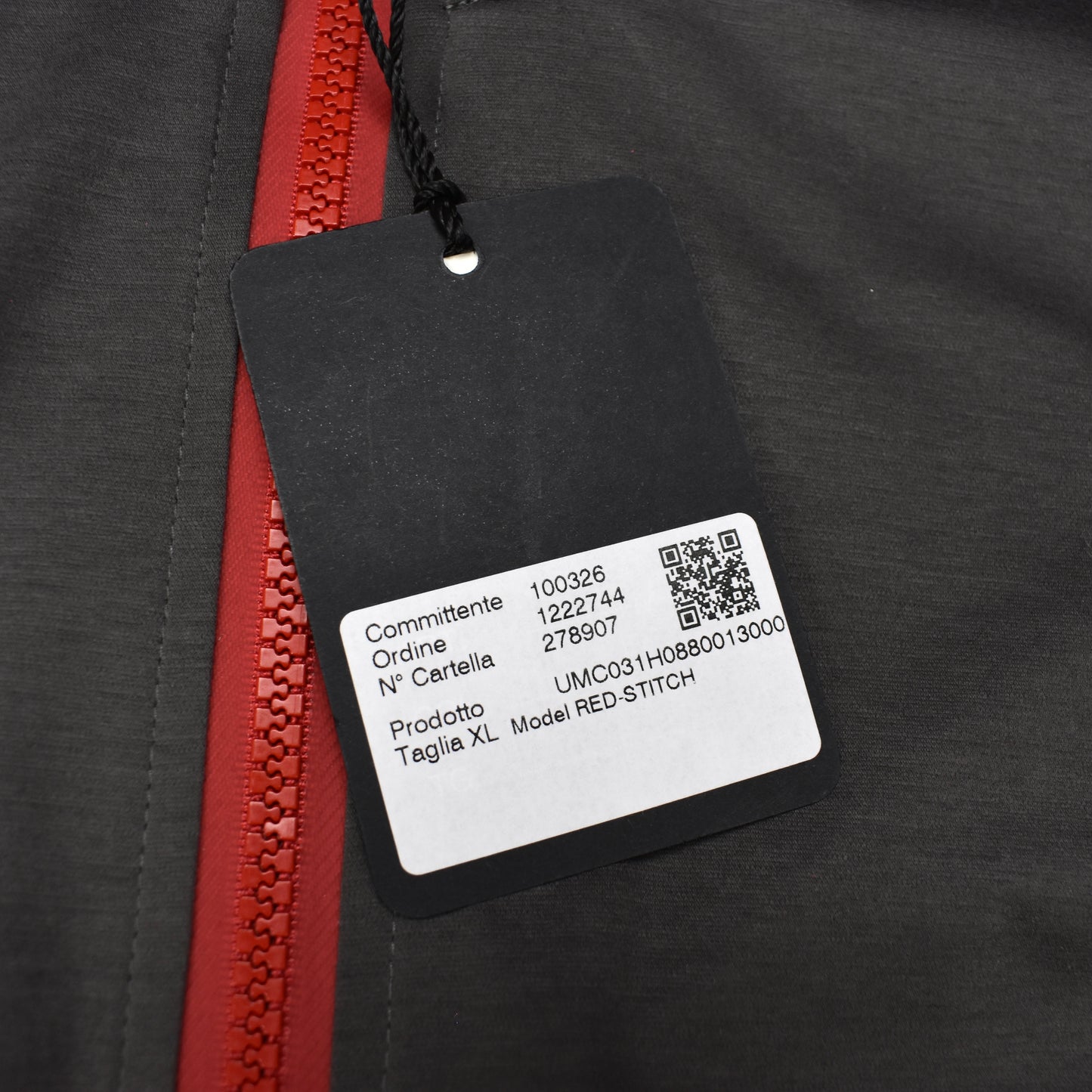 Kiton - Red Stitch Lightweight Track Jacket (Charcoal Gray)