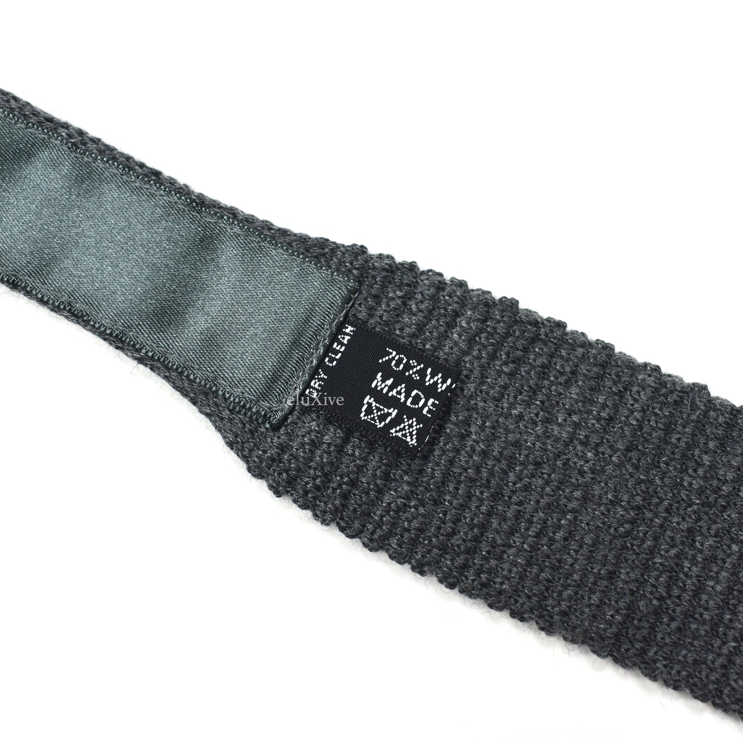 Brioni - Gray Cashmere / Silk Knit Tie