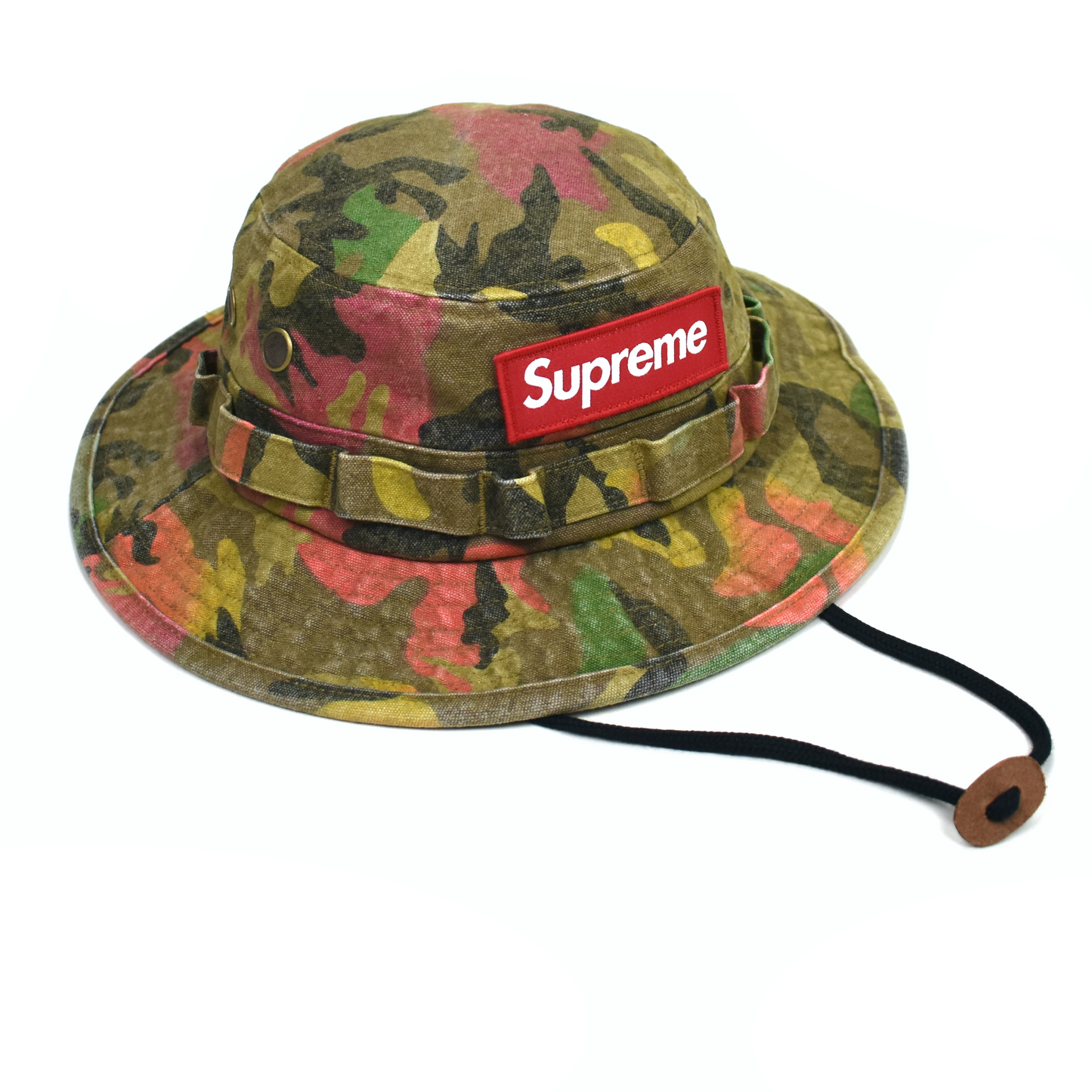 Supreme - Camo Box Logo Canvas Boonie Hat