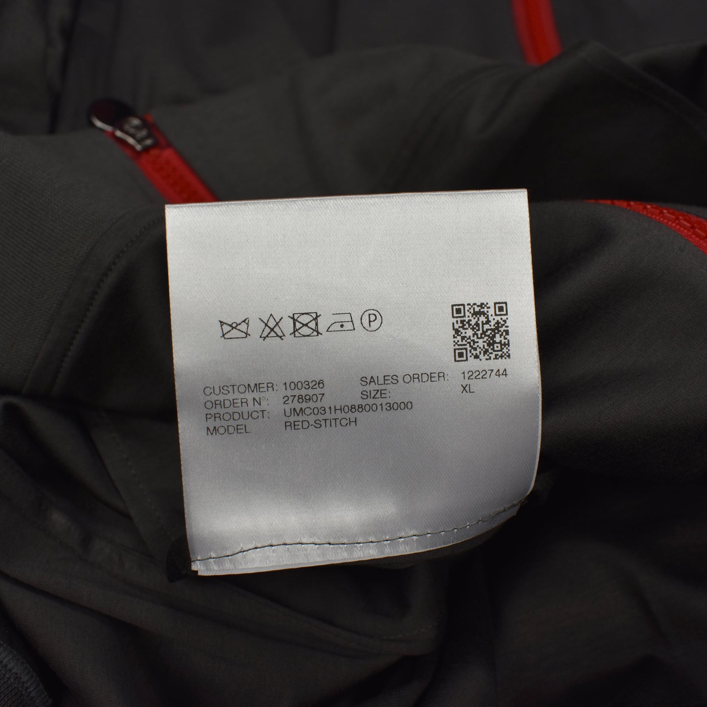 Kiton - Red Stitch Lightweight Track Jacket (Charcoal Gray)