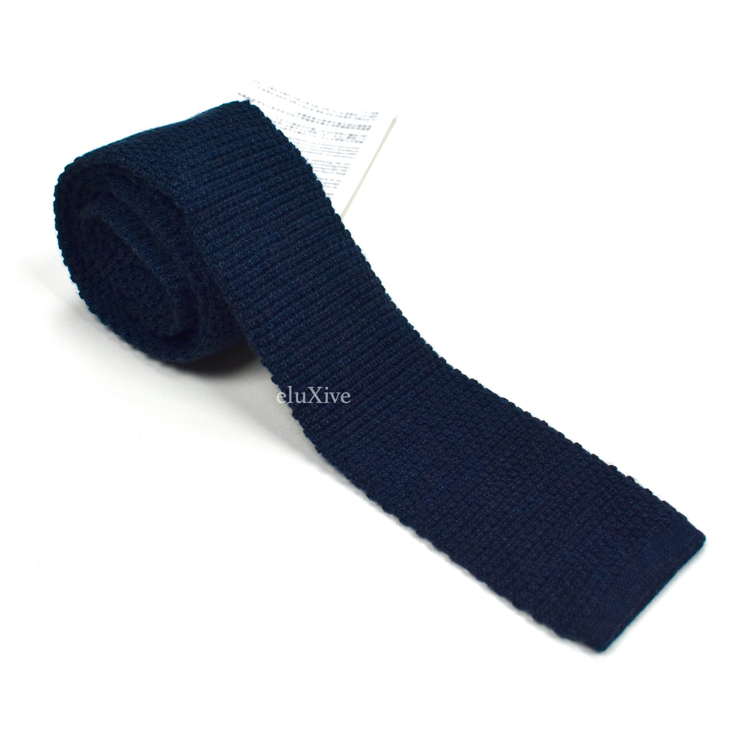 Brioni - Navy Cashmere / Silk Knit Tie