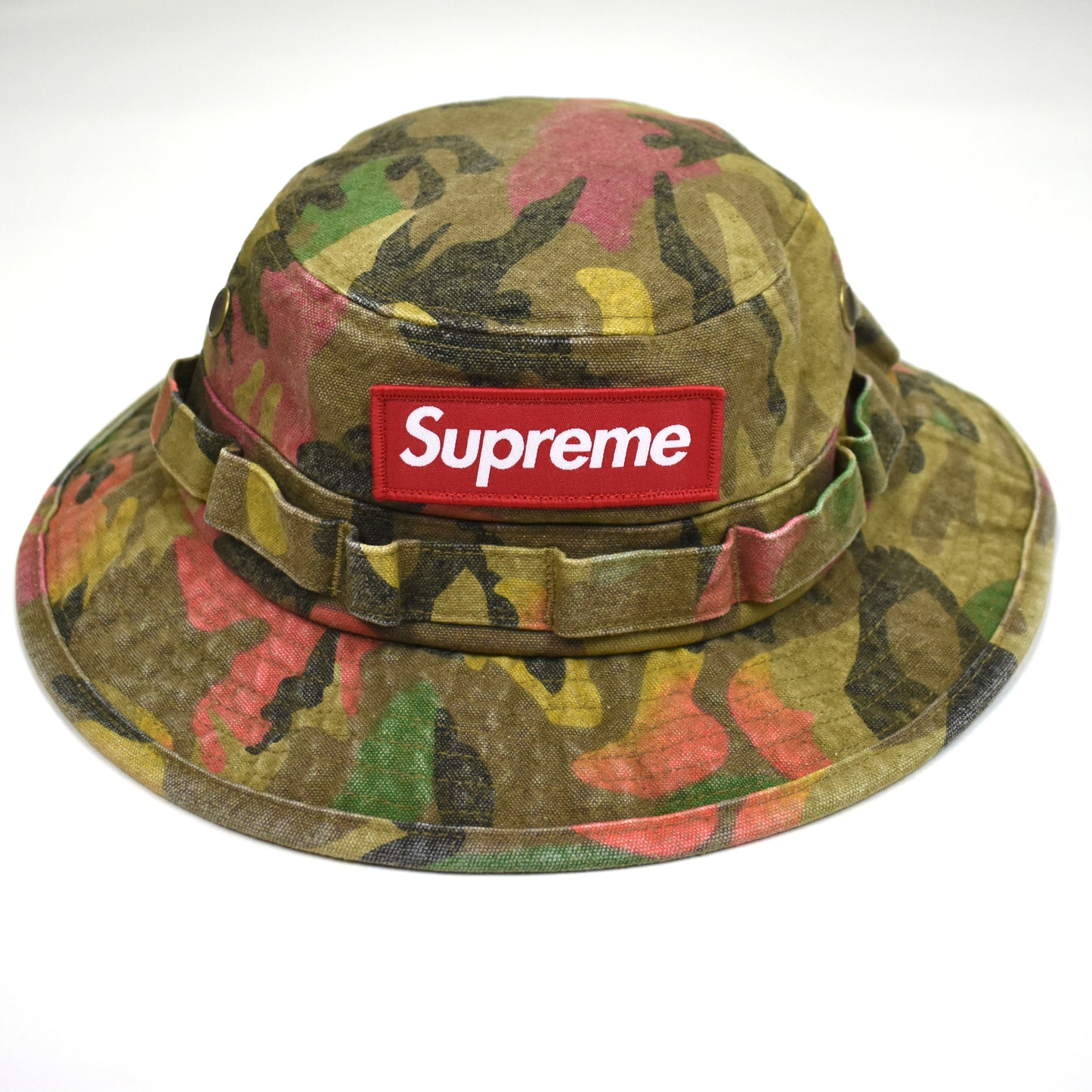 Supreme - Camo Box Logo Canvas Boonie Hat