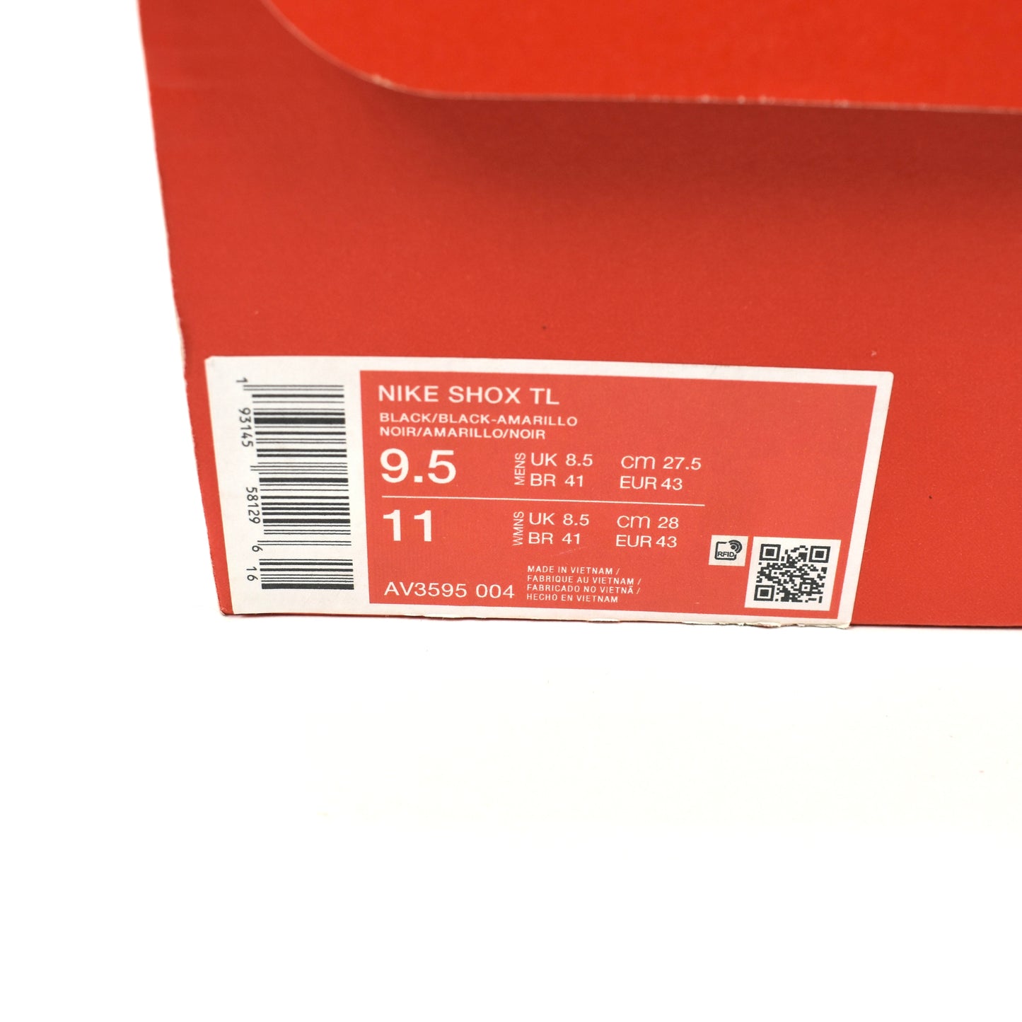 Nike - Shox TL 'Sunrise' Fade (Black/Amarillo)