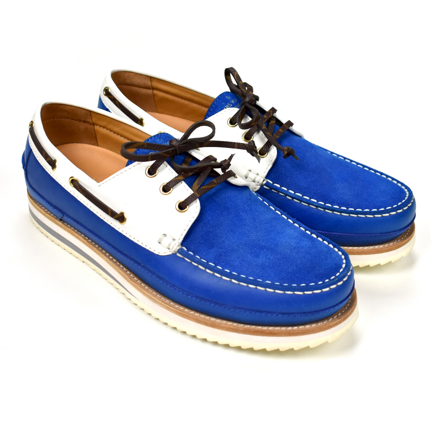 Louis Vuitton - Blue Summerland Boat Shoes