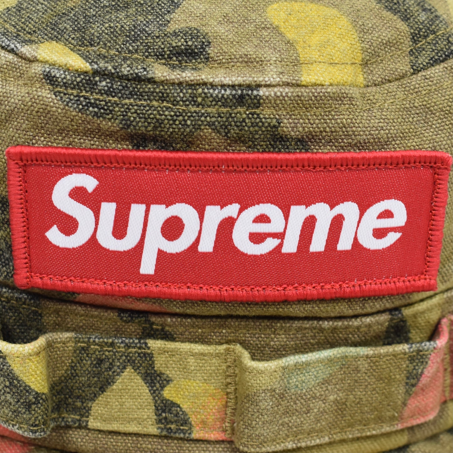 Supreme - Camo Box Logo Canvas Boonie Hat