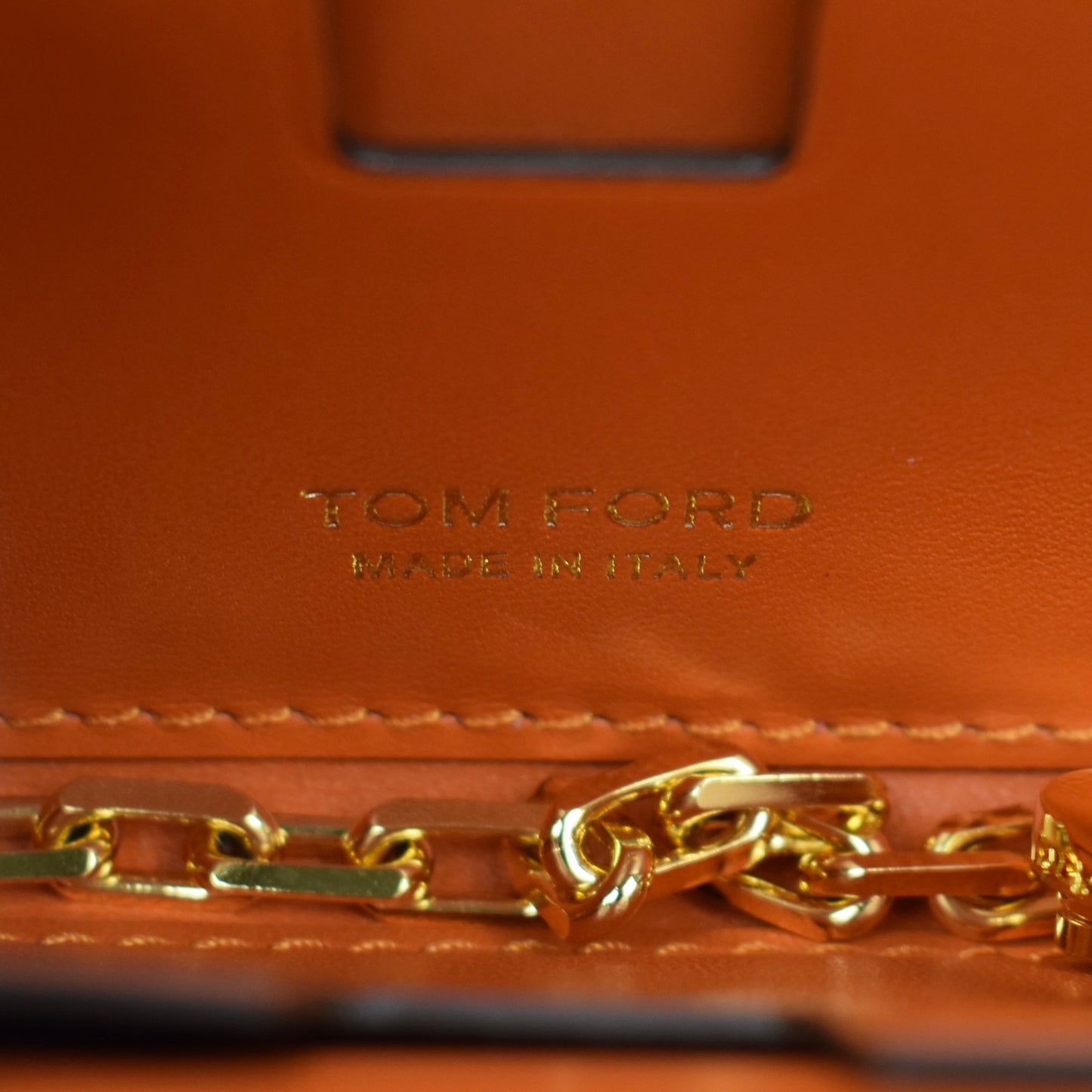 Tom Ford - Orange Exotic Alligator Zip Wallet