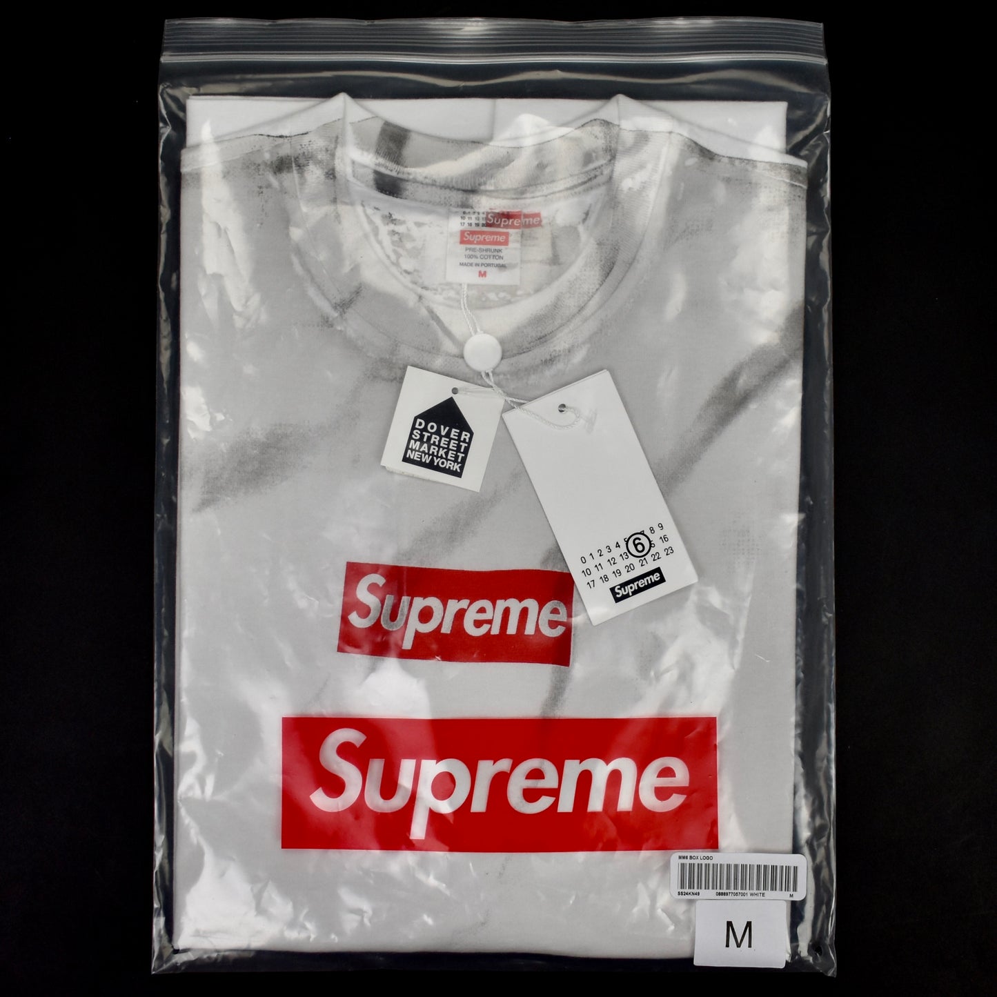 Supreme x Maison Margiela MM6 - Trompe L'oeil Box Logo T-Shirt