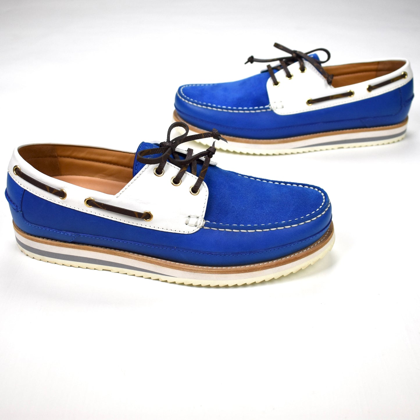 Louis Vuitton - Blue Summerland Boat Shoes