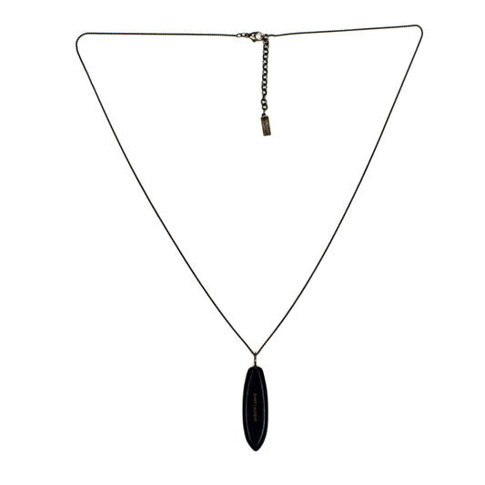 Saint Laurent - Wooden Surfboard Logo Pendant Necklace