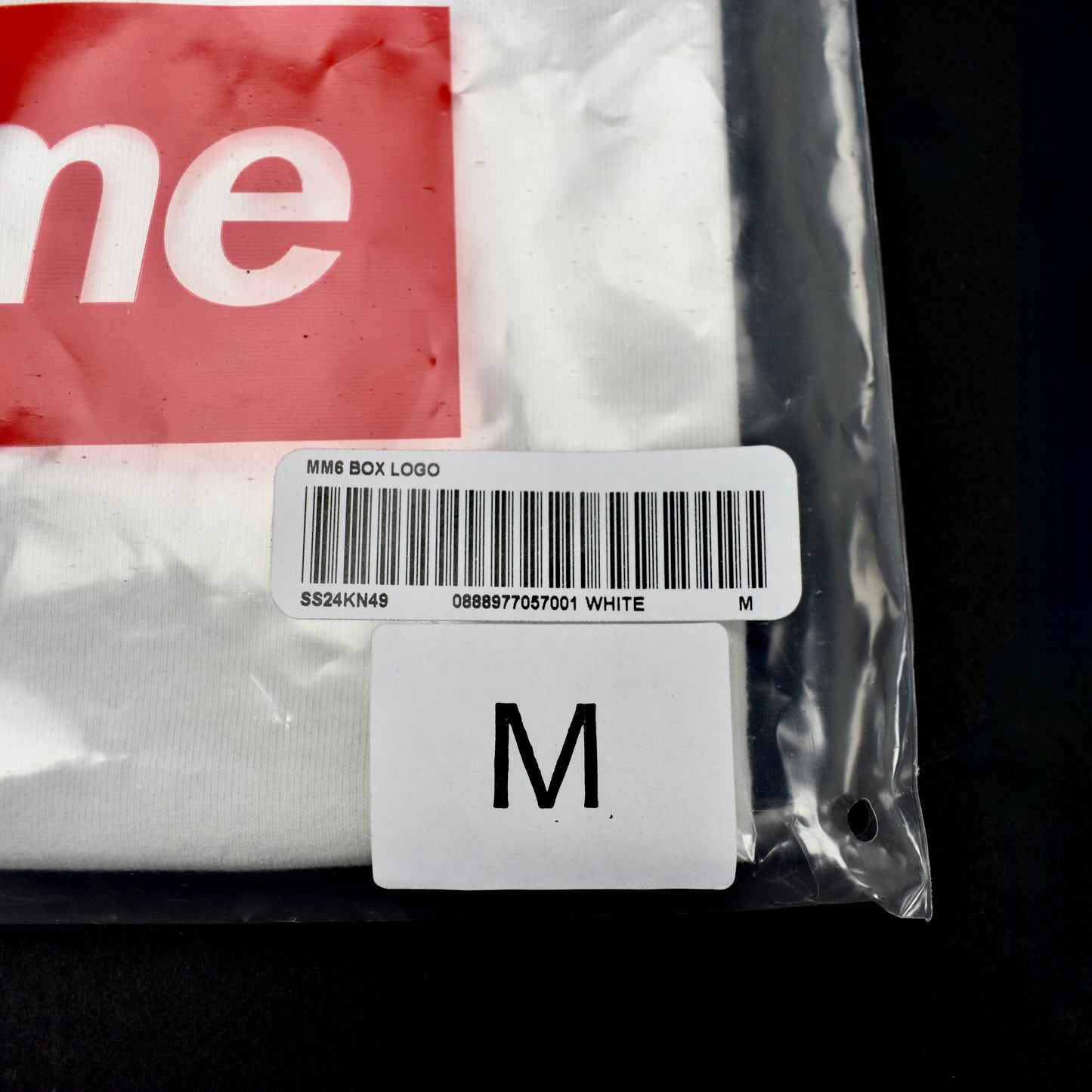 Supreme x Maison Margiela MM6 - Trompe L'oeil Box Logo T-Shirt