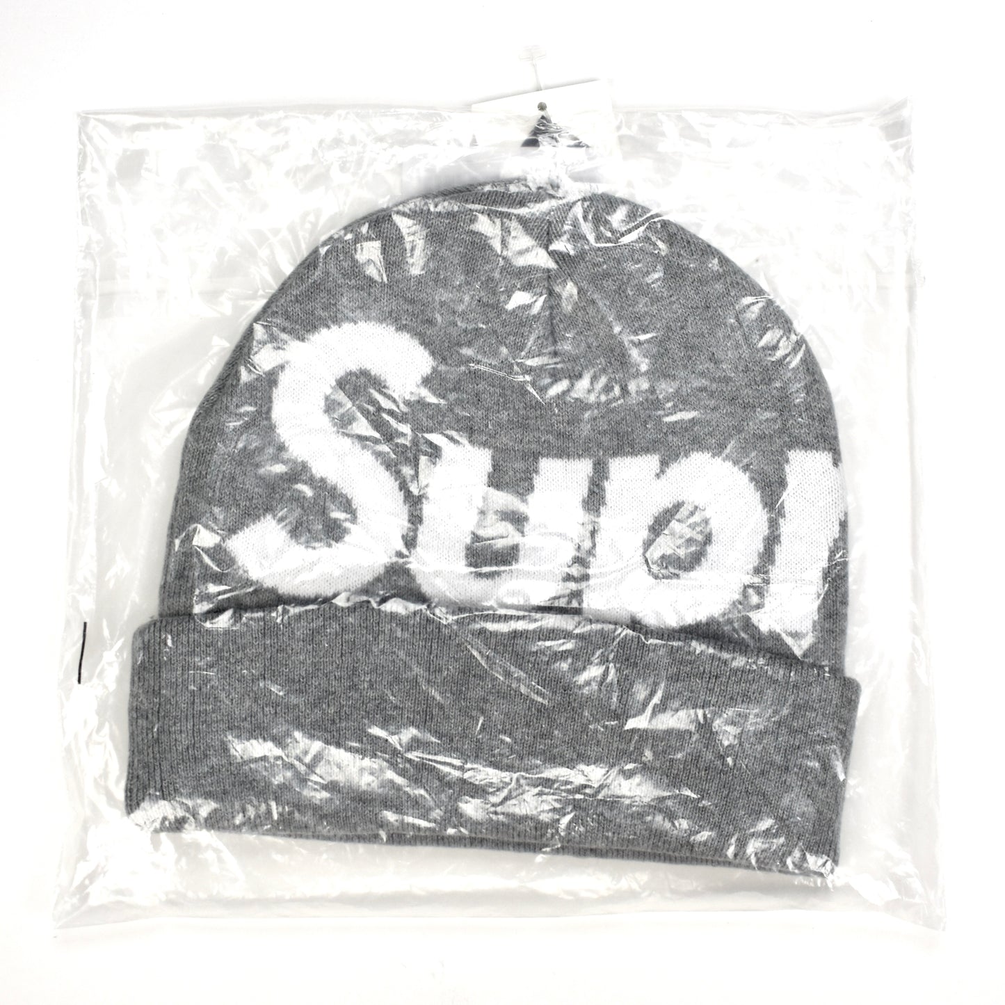 Supreme - Gray Big Box Logo Beanie (FW24)