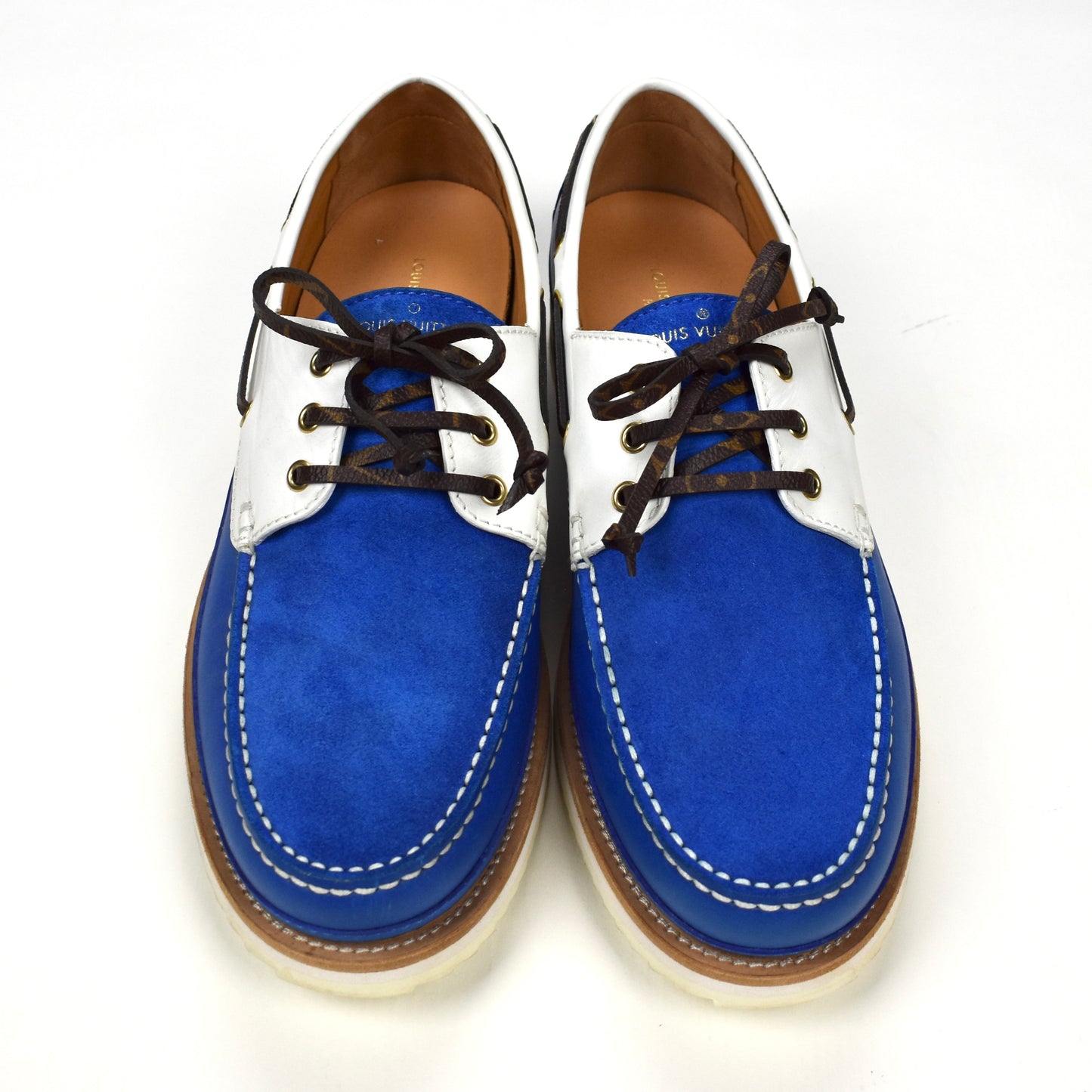 Louis Vuitton - Blue Summerland Boat Shoes